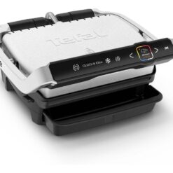 TEFAL Optigrill Elite GC750D40 Smart Health Grill - Silver & Black