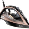 TEFAL Ultimate Pure FV9845 Steam Iron - Black & Rose Gold