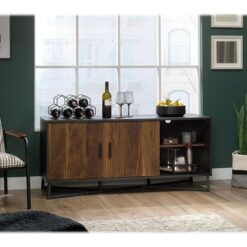 TEKNIK Canyon Lane 1371 mm TV Stand - Oak & Walnut Effect, Black,Brown