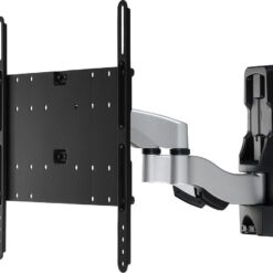 TITAN Ultra Slim Pro L Full Motion 55" TV Bracket, Silver/Grey,Black