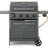 TOWER Stealth Plus T978524 4 Burner Gas BBQ - Black