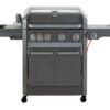 TOWER Stealth Pro T978526 4 Burner Gas BBQ - Black