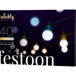 TWINKLY Festoon Generation II Smart AWW LED Light String - 40 Bulbs