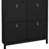 Tvilum Madrid Shoe Storage Cabinet - Black