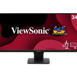 VIEWSONIC VA3456-MHDJ Wide Quad HD 34" IPS LCD Monitor - Black, Black