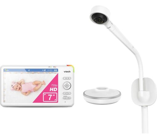 VTECH RM7787HD 7" Full HD Over-The-Cot WiFi Baby Monitor - White