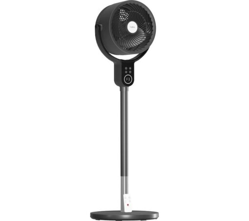 VYBRA VS001-OFG Pedestal Fan - Graphite Grey, Silver/Grey