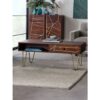 Vertyfurniture - Rectangular Coffee Table Dallas Dark Mango - Dark Wood