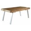 Vertyfurniture - Retro Wood & Metal Medium Dining Table - Two-Tone