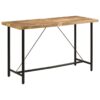 Vidaxl - Bar Table 180x70x107 cm Solid Wood Mango and Iron Brown