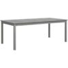 Vidaxl - Garden Table Grey 200x100x75 cm Solid Wood Acacia Grey