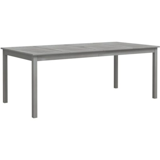 Vidaxl - Garden Table Grey 200x100x75 cm Solid Wood Acacia Grey