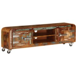 Vidaxl - tv Cabinet 120x30x36 cm Solid Reclaimed Wood Brown