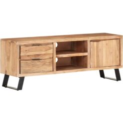 Vidaxl - tv Cabinet 120x30x42 cm Solid Acacia Wood with Live Edges Brown