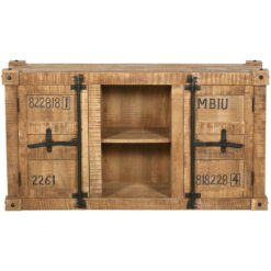 Wooden Sideboard - Industrial Design - 2 doors - Tunk