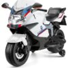 XOOTZ BMW K1300S Kids Electric Ride-On Bike - White, White