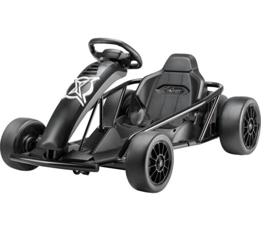 XOOTZ Comet Electric Go-Kart, Black