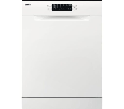 ZANUSSI OrbitClean ZDFN662W1 Full-size Dishwasher - White, White