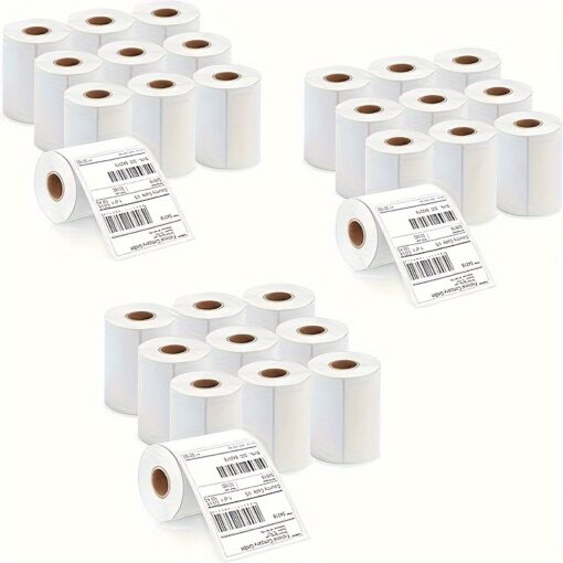 10500pcs 4x6 Direct Thermal Labels, 30 Roll 4"x6" Thermal Shipping Labels With Perforated, Commercial Grade, For Thermal Printer, 350 Labels/1 Roll