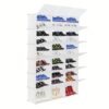 12- Portable 72 Rack Organizer 36 Grids Stand For Cabinets