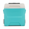 16 Qt Laguna Hard Sided Ice Chest Roller Cooler, Aquamarine