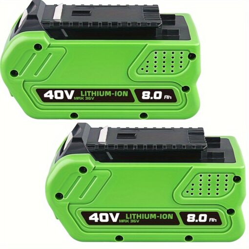 1pack/2packs 40v 8.0ah 29472 Battery Replacement For Battery Lithium Ion 29252 20202 22262 25312 25322 20642 22272 27062 21242 Battery