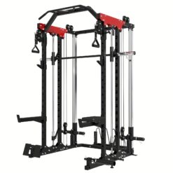 1pc Machine, 2000lbs Bearing, Fitness Pull-down Machine With Squat Rack, Suitable For Training, Fitness Workout