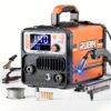 1pc Mig Welder, 140a Welding Machine, 110v Mig/lift Tig/stick 3 In 1 Welder Machine, Flux Core Welder, Portable Gasless Mig Welding Machine, Digital