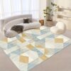 1pc Nordic Modern Simple Large Area Carpets Suitable For Living Room, Bedroom, Entrance Mat (machine Washable)