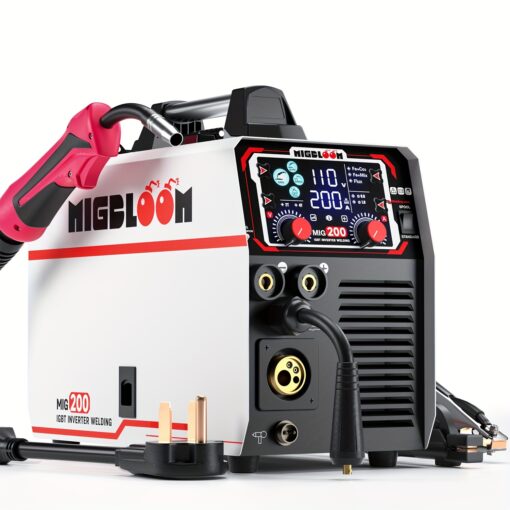 200a Mig Welding Machine 110v/220v 6 In 1 Gas Mig/gasless Flux Core/stick/lift Tig/spool /syn Mig Welder Machine Multiprocess Igbt Inverter Welders