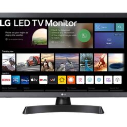 24" LG 24TQ510S-PZ Smart HD Ready LED TV Monitor, Silver/Grey,Black