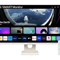 27" LG 27SR50F-W.AEK Smart Full HD HDR LED TV Monitor - White, White