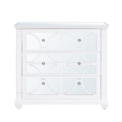 3 Drawer Bedside Cabinet for Bedroom, Living Room Furniture, 97cm Chest of Drawers Storage