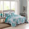 3 Piece Quilt Bedding Sets Reversible Coverlet Sets Comforters Vintage Floral Paisley Bedspread