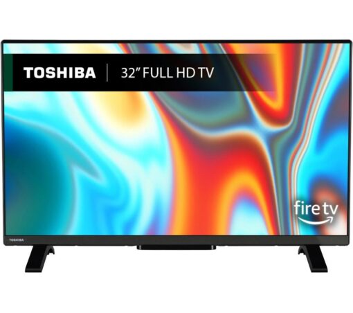 32" TOSHIBA Fire TV 32WF2F53DB Smart HD Ready HDR LED TV with Amazon Alexa, Black