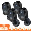 4 Cameras For Home/outdoor Security, Battery Powered 1080p Hd Wifi Security Outdoor With Spotlight