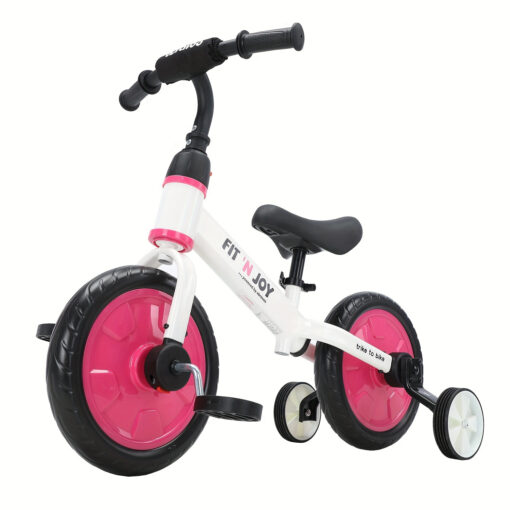 4-in-1 Children' Bike With Pedals And , Adjustable For Boys And Girls 2-5 Years Old , Christmas Gift