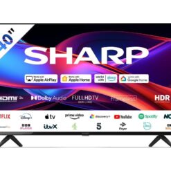 40" Sharp 2T-C40GD2725K Roku TV Smart HD Ready HDR LED TV, Black