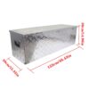 49" X 15" X 15" For Flatbed Truckbed Trailer Storage Aluminum Tool Box