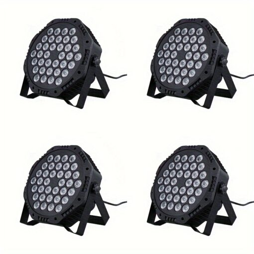 4packs, 36leds New Dj Par Uplights Activated Dmx For Halloween Christmas