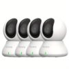 4pcs Blurams 5ghz/2.4ghz Dual-band Wi-fi Indoor Security Camera, 2k Pet Camera, Ptz Dog Camera With Phone App, 360° Cameras For Home Security, 2-way