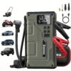 5in Car Air , Battery Portable 3000a -600a 150psi Tire , Car Battery Charger Portable For 12v 9.0l Gas/7.5l Qc18w Usb /, Led Geeneu