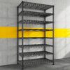 75" 8- Metal Shelves Detachable Shelves For Pantry Duty 74.4" H X35 W X13.6 D (1, 8-)