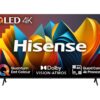 85" HISENSE 85E7NQTUK Smart 4K Ultra HD HDR QLED TV with Amazon Alexa, Black