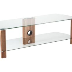 ALPHASON Century 1200 TV Stand - Walnut, Clear,Brown