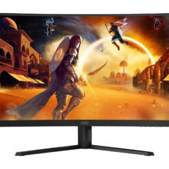 AOC CQ32G4VE Quad HD 32" Curved VA LCD Gaming Monitor - Black, Black