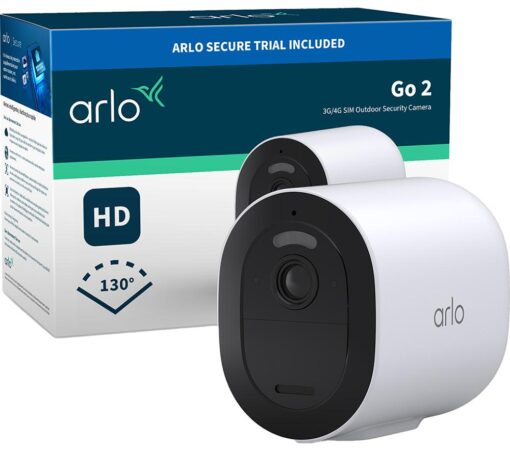 ARLO Go 2 Full HD 1080p 4G & WiFi Security Camera - White, White