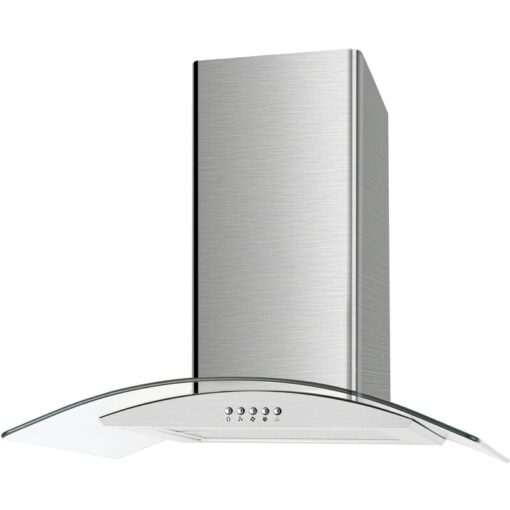 ART28416 60cm Curved Glass Cooker Hood - Econolux