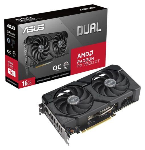 ASUS AMD Radeon RX 7600 XT Dual OC 16GB Graphics Card