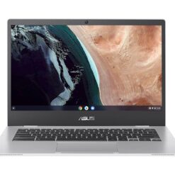 ASUS CX1 14" Chromebook - Intel®Celeron, 64 GB eMMC, Silver, Silver/Grey